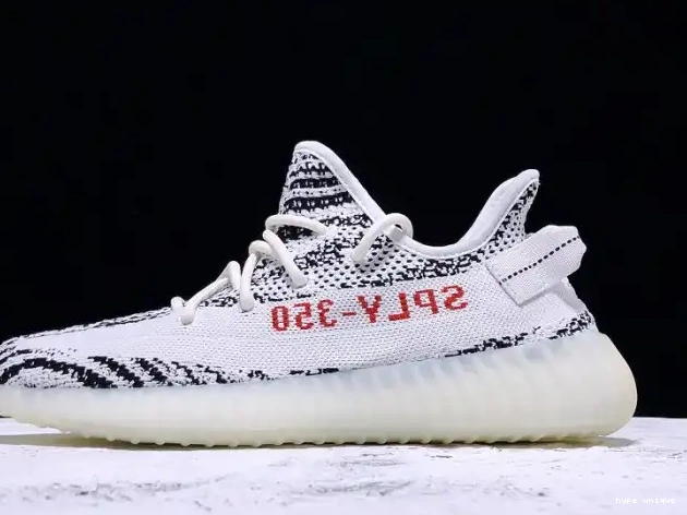 hype Boost Yeezy Zebra Adidas White CP9654 V2 Black 350 0614